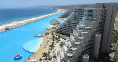 «Сан-Альфонсо-дель-Мар», Чили, построен самый огромный бассейн в мире Чили самый большой бассейн курорт